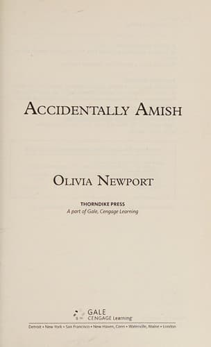 Cover image for Accidentally Amish