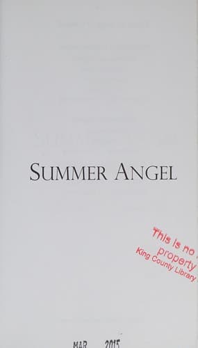 Cover image for Summer angel