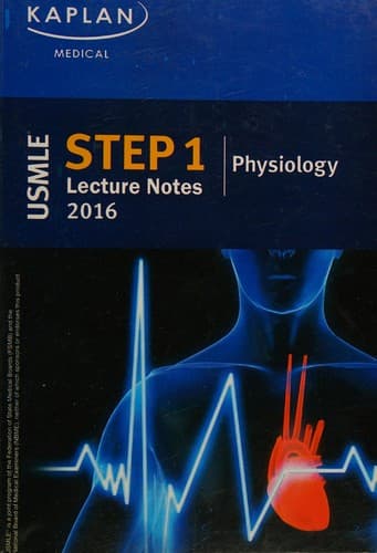Cover image for USMLE Step 1 Lecture Notes 2016