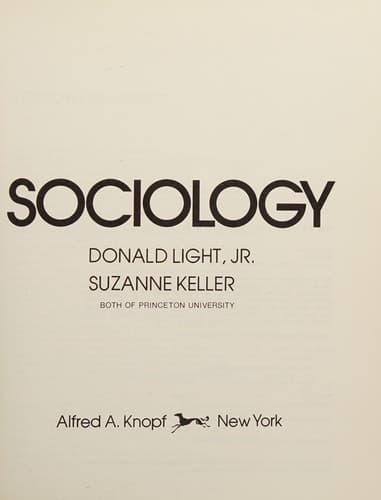 Cover image for Sociology