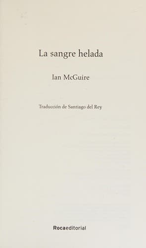 Cover image for La sangre helada