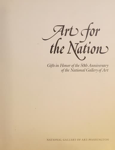 Cover image for Art for the nation