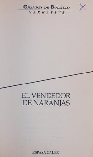 Cover image for El vendedor de naranjas