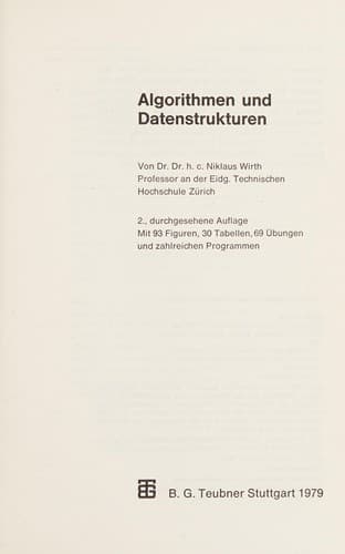 Cover image for Algorithmen und Datenstrukturen