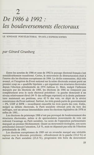 Cover image for L'Etat de l'opinion