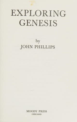 Cover image for Exploring Genesis