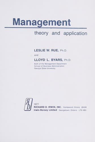 Cover image for Management