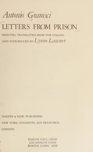 Cover image for Letters from prison.