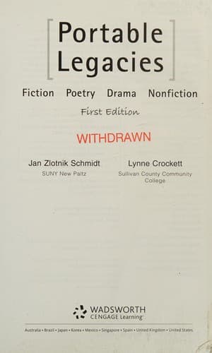 Cover image for Portable Legacies