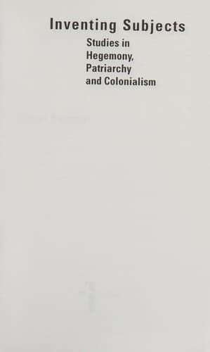 Cover image for Inventing subjects