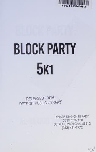 Cover image for Block party 5K1