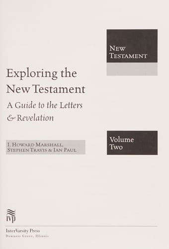 Cover image for Exploring the New Testament