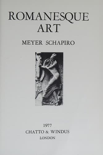 Cover image for Romanesque art