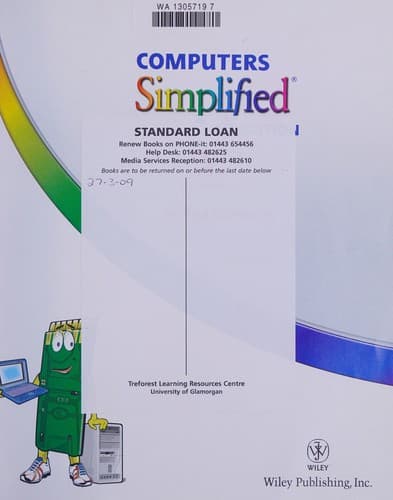Cover image for Computers simplified.