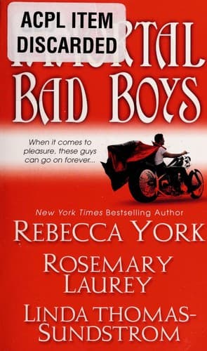 Cover image for Immortal bad boys