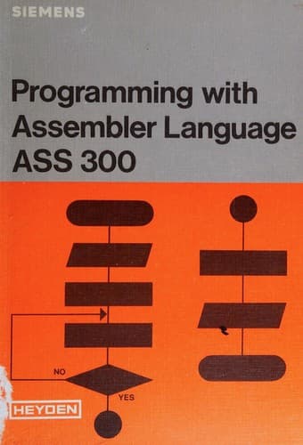Cover image for Programming With Assembler Language Ass 300