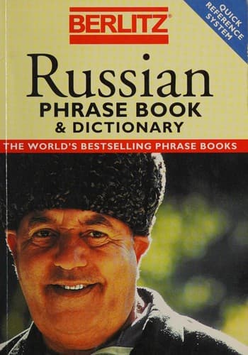 Cover image for Russian phrase book & dictionary.