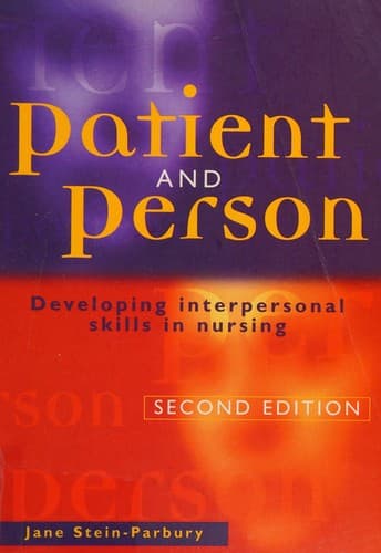 Cover image for Patient and person