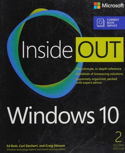 Cover image for Windows 10 inside out
