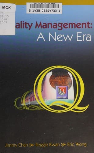 Cover image for Quality management
