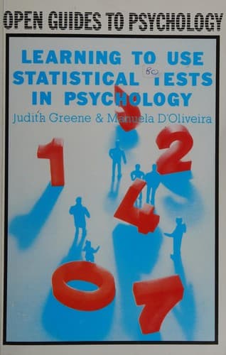 Cover image for Learning to use statistical tests in psychology