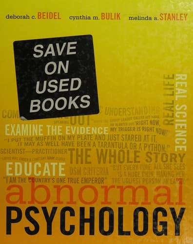 Cover image for Abnormal psychology