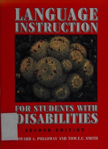 Cover image for Language instruction for students with disabilities