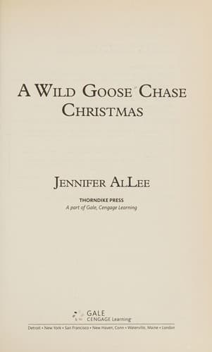 Cover image for A wild goose chase Christmas