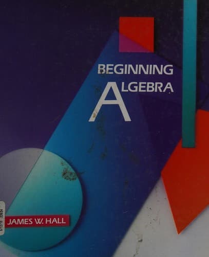 Cover image for Beginning algebra