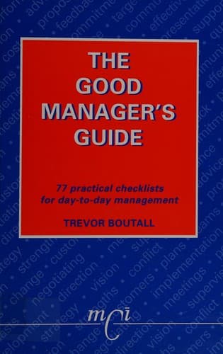 Cover image for The good manager's guide