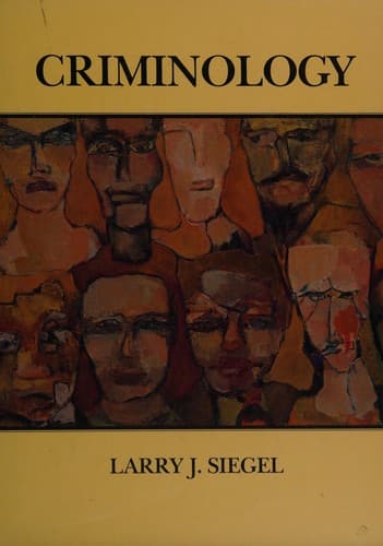 Cover image for Criminology