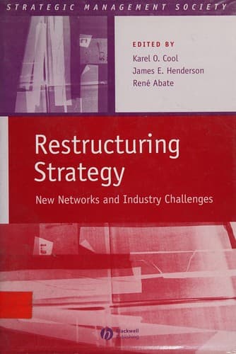 Cover image for Restructuring strategy