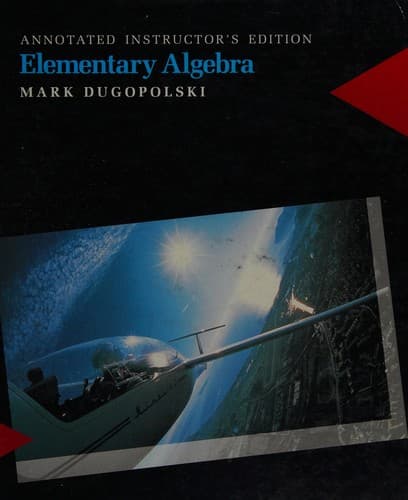 Cover image for Elementary algebra