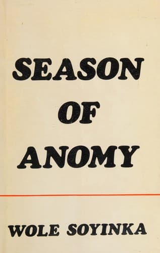 Cover image for Seasons of anomy.