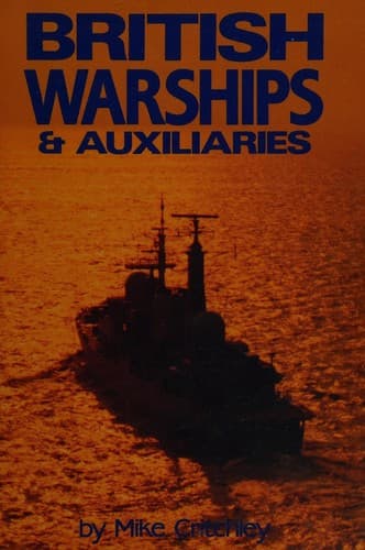 Cover image for British warships and auxiliaries.