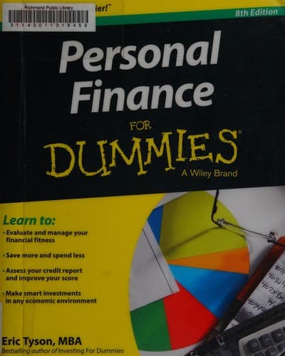 Cover image for Personal finance for dummies