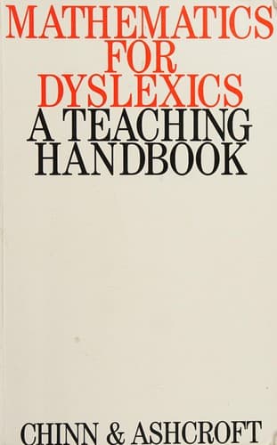Cover image for Mathematics for dyslexics