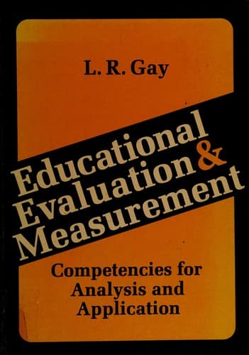 Cover image for Educational evaluation & measurement