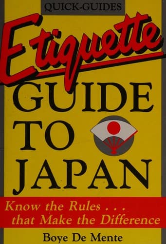 Cover image for Etiquette guide to Japan