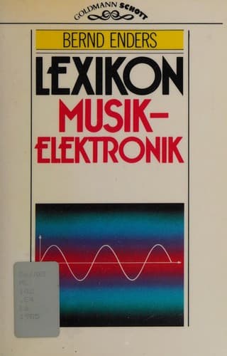 Cover image for Lexikon Musikelektronik