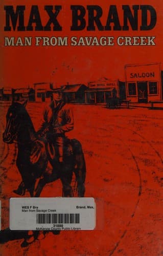 Cover image for Man from Savage Creek