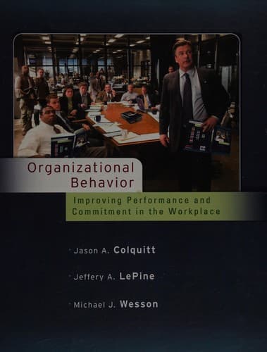 Cover image for Organizational behavior