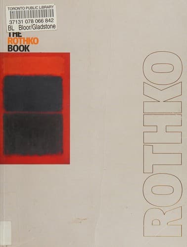 Cover image for The Rothko book