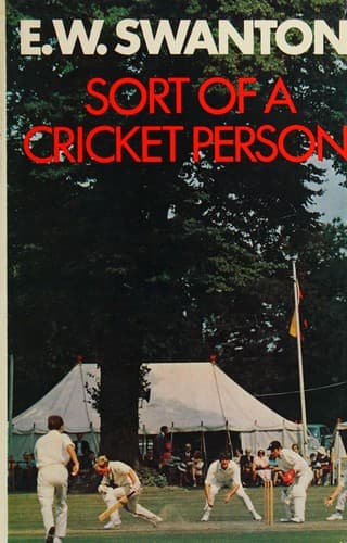Cover image for Sort of a cricket person