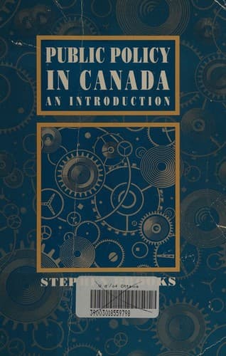 Cover image for Public policy in Canada
