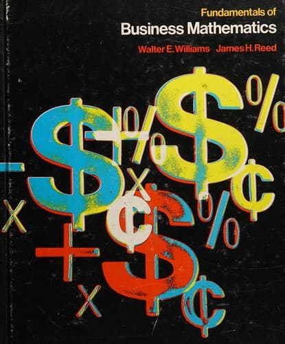 Cover image for Fundamentals of business mathematics