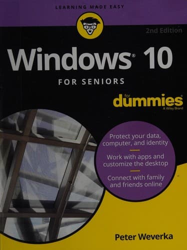 Cover image for Windows 10 for seniors for dummies