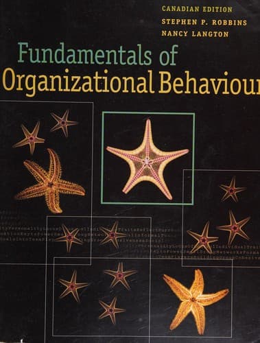 Cover image for Fundamentals of organizational behaviour