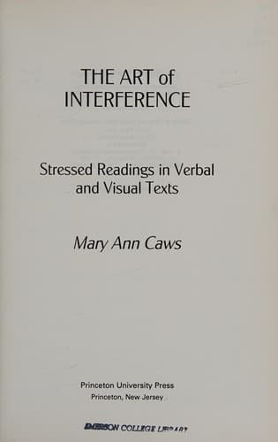 Cover image for The art of interference