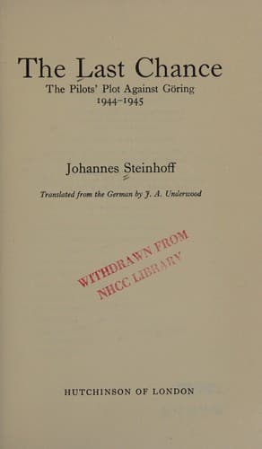 Cover image for The last chance